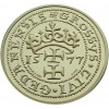 Grosz Gdański 1577 (kopia Ag plat. Au)
