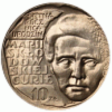 10 zł 1967 Maria Skłodowska-Curie st. II