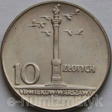 10 zł 1965 Kolumna Zygmunta I/I-