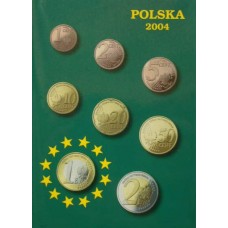 Zestaw euro Polska 2004 (8szt.)