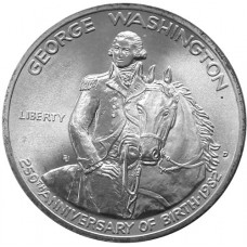1982 Washington half dollar (st. zw.)