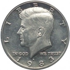 Kennedy half dollar 1983 S